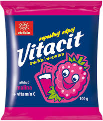 Vitacit malina + vit. C neperlivý nápoj 100 g